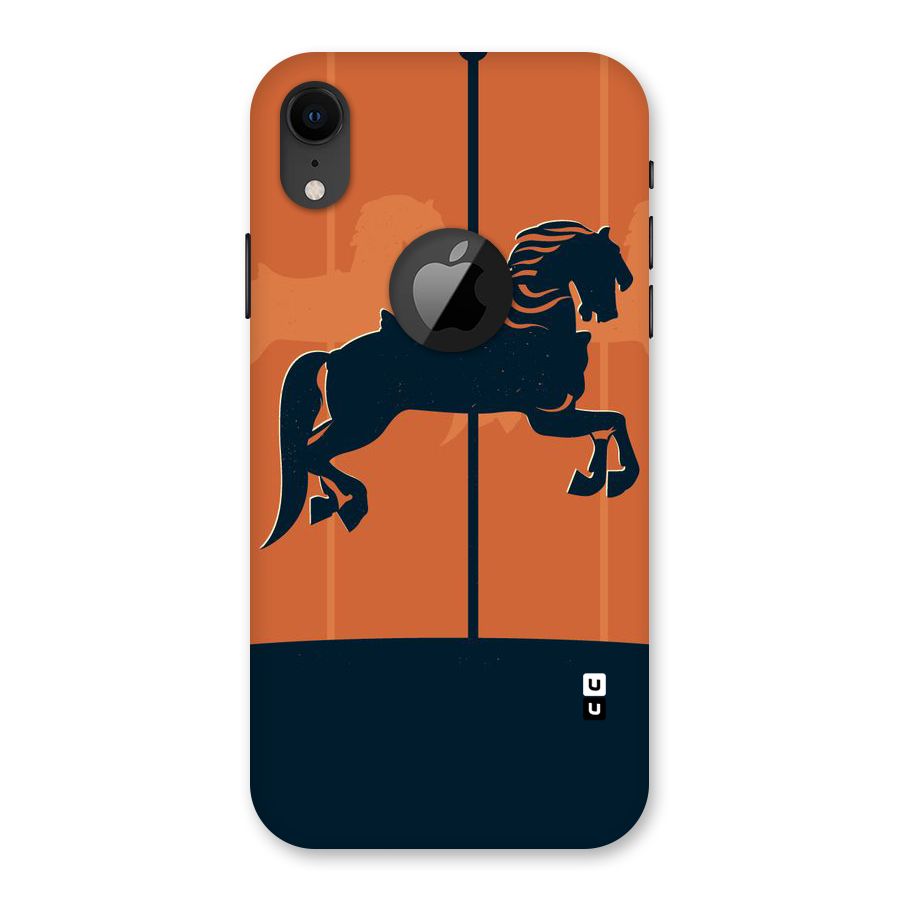 Horse Back Case for iPhone XR Logo Cut