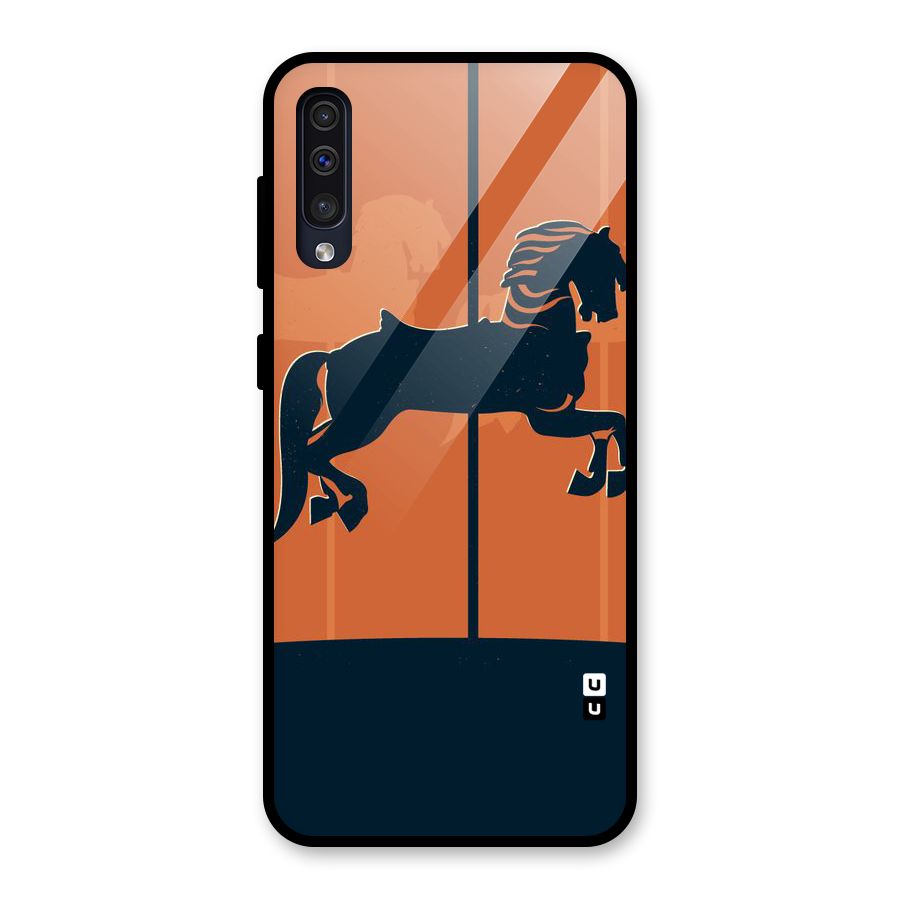 Horse Glass Back Case for Galaxy A50
