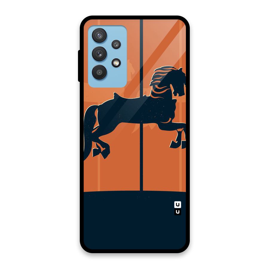 Horse Glass Back Case for Galaxy M32 5G