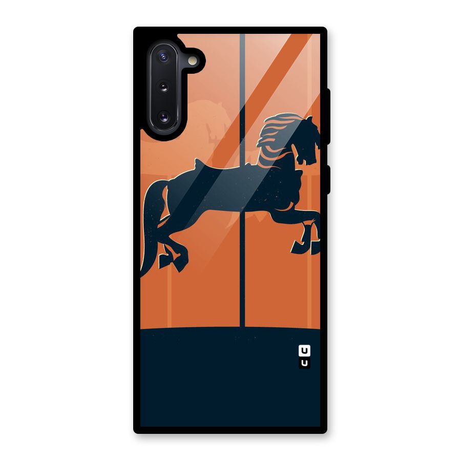 Horse Glass Back Case for Galaxy Note 10