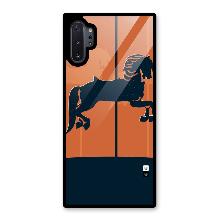 Horse Glass Back Case for Galaxy Note 10 Plus
