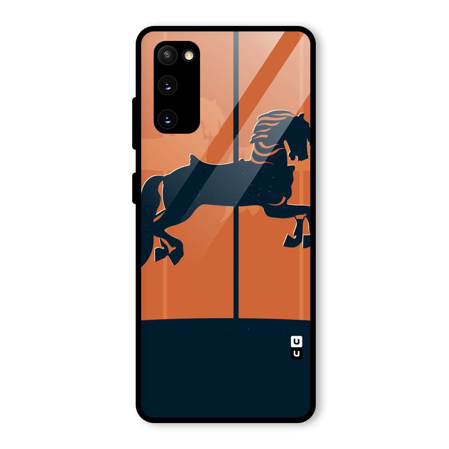 Horse Glass Back Case for Galaxy S20 FE 5G