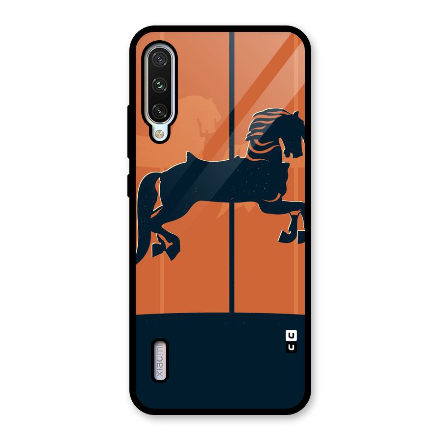 Horse Glass Back Case for Mi A3