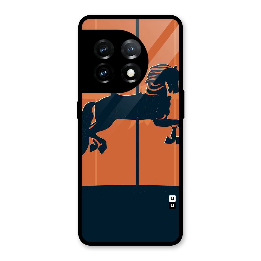 Horse Glass Back Case for OnePlus 11