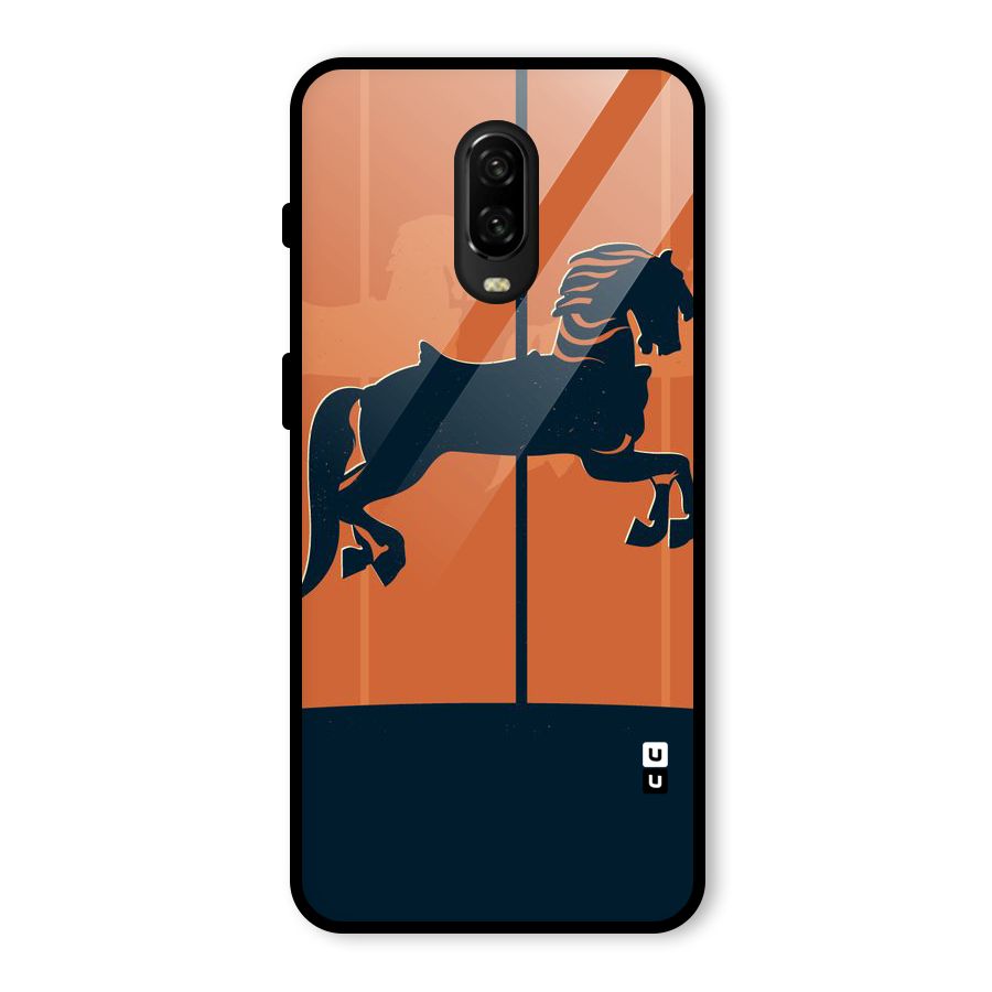 Horse Glass Back Case for OnePlus 6T