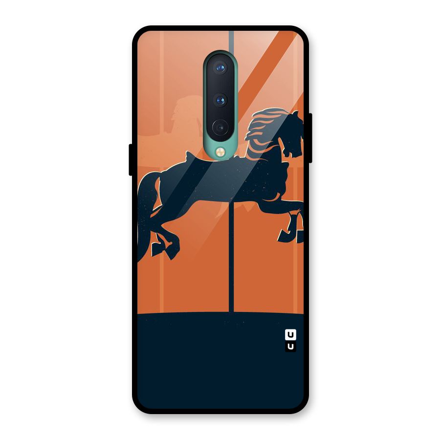 Horse Glass Back Case for OnePlus 8