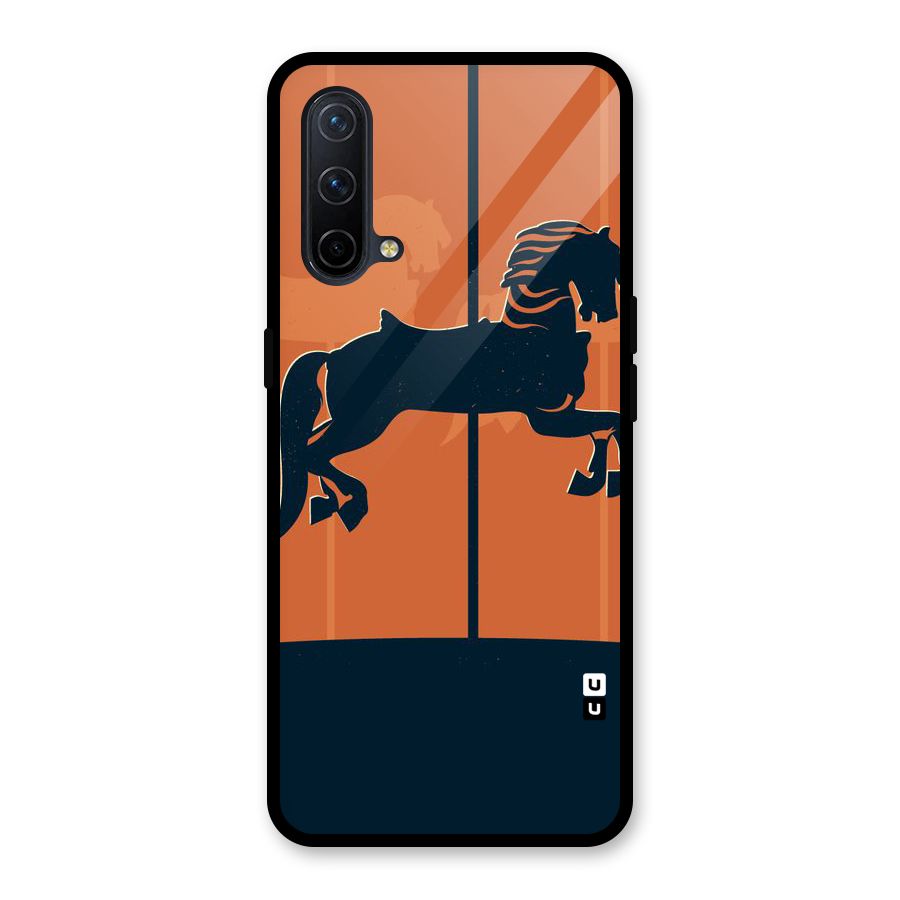 Horse Glass Back Case for OnePlus Nord CE 5G