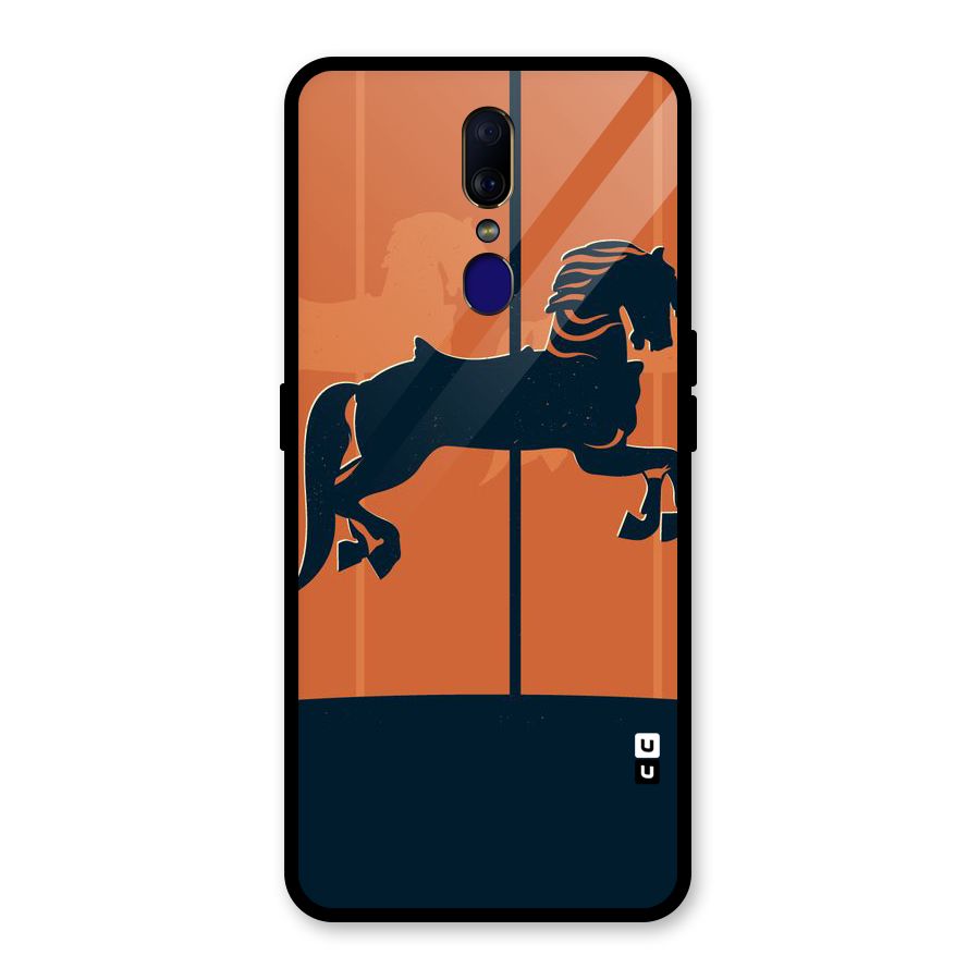 Horse Glass Back Case for Oppo F11