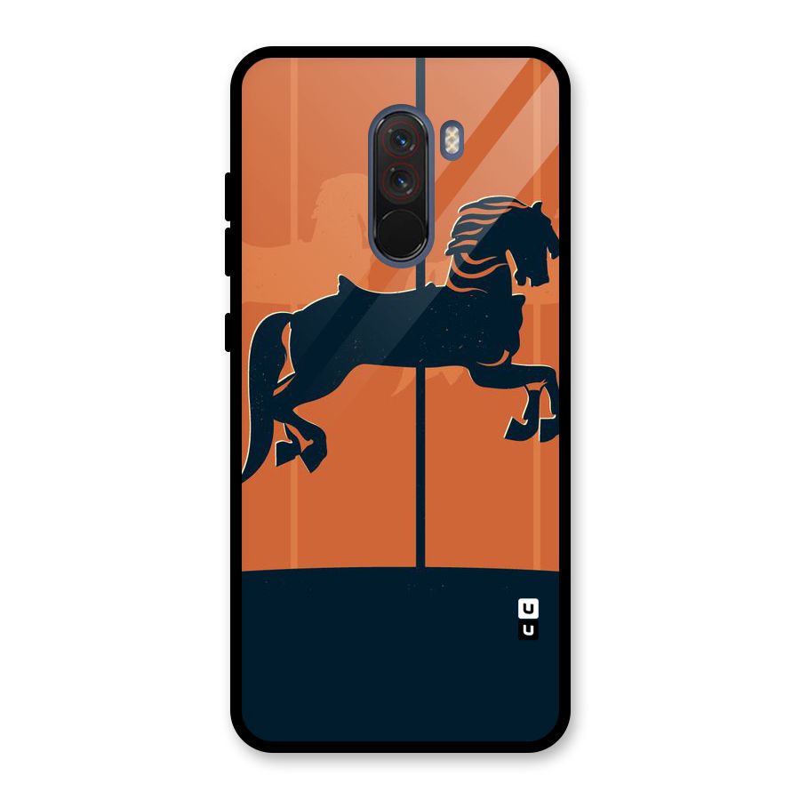 Horse Glass Back Case for Poco F1