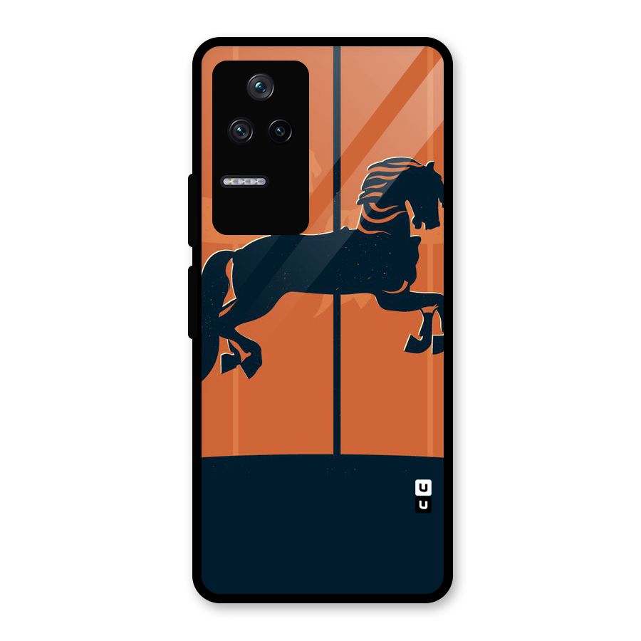 Horse Glass Back Case for Poco F4 5G