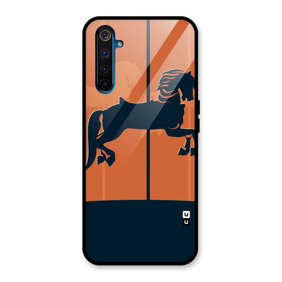 Horse Glass Back Case for Realme 6 Pro