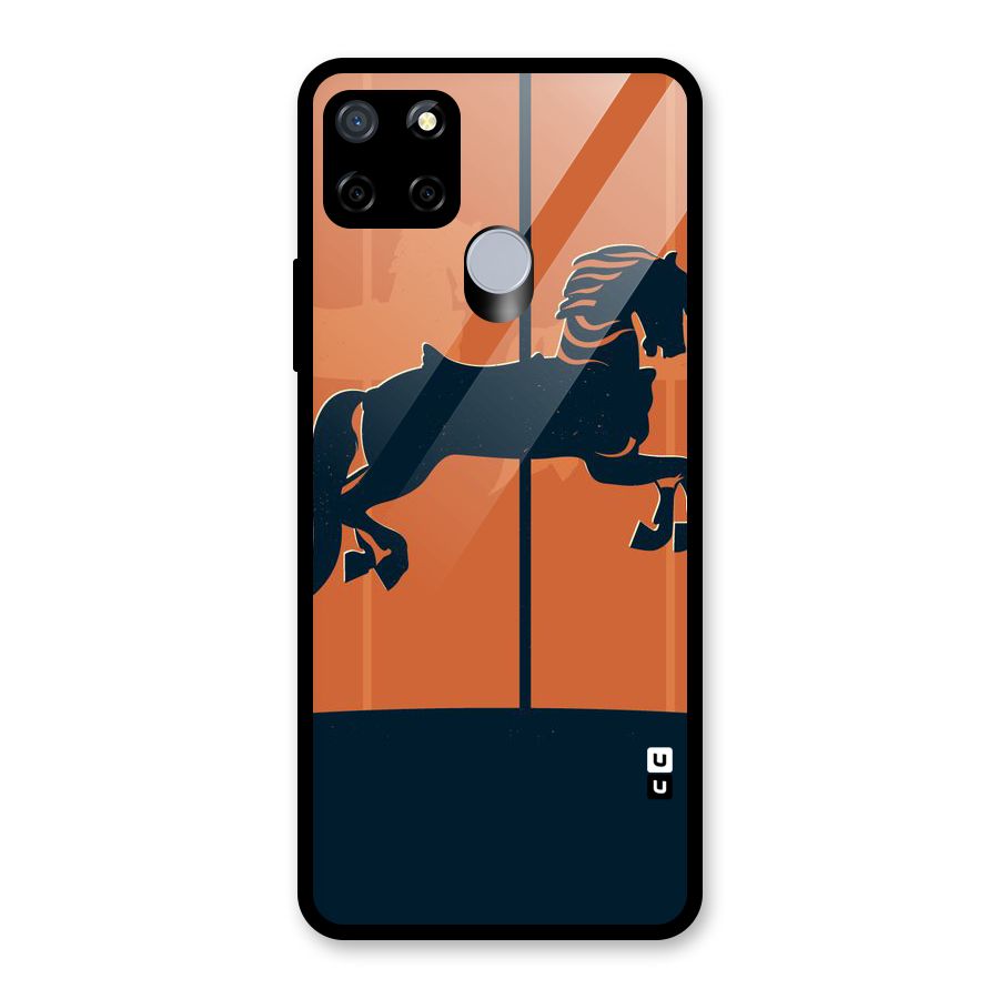 Horse Glass Back Case for Realme C12