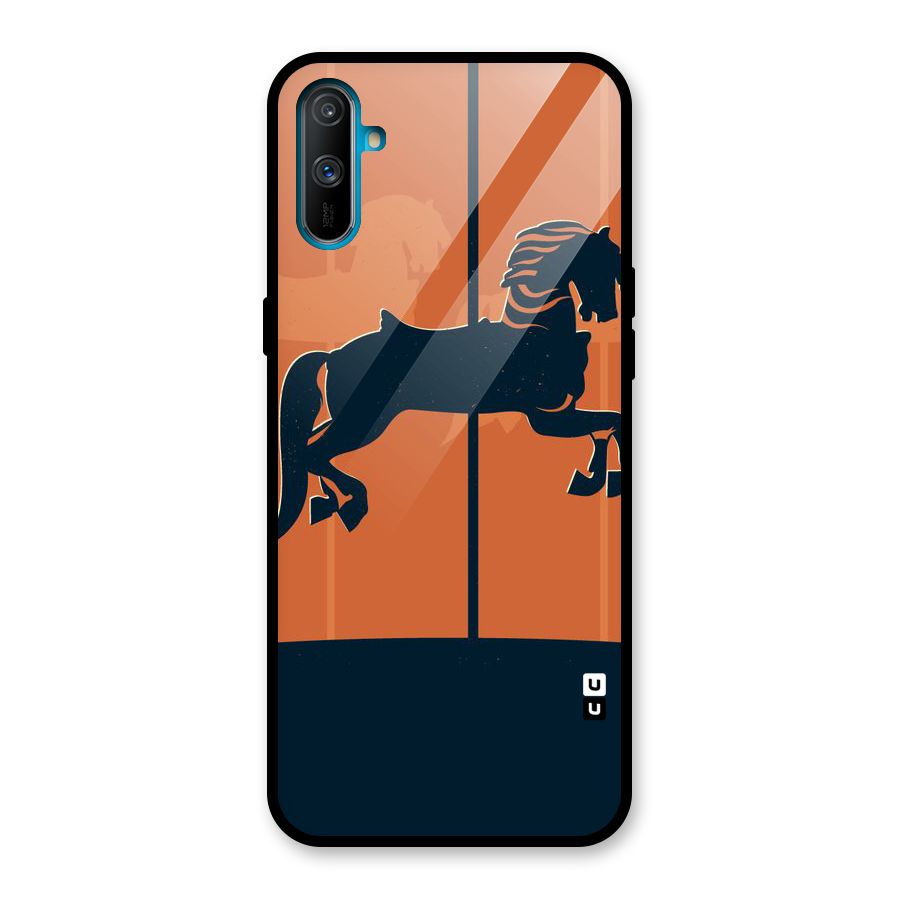 Horse Glass Back Case for Realme C3