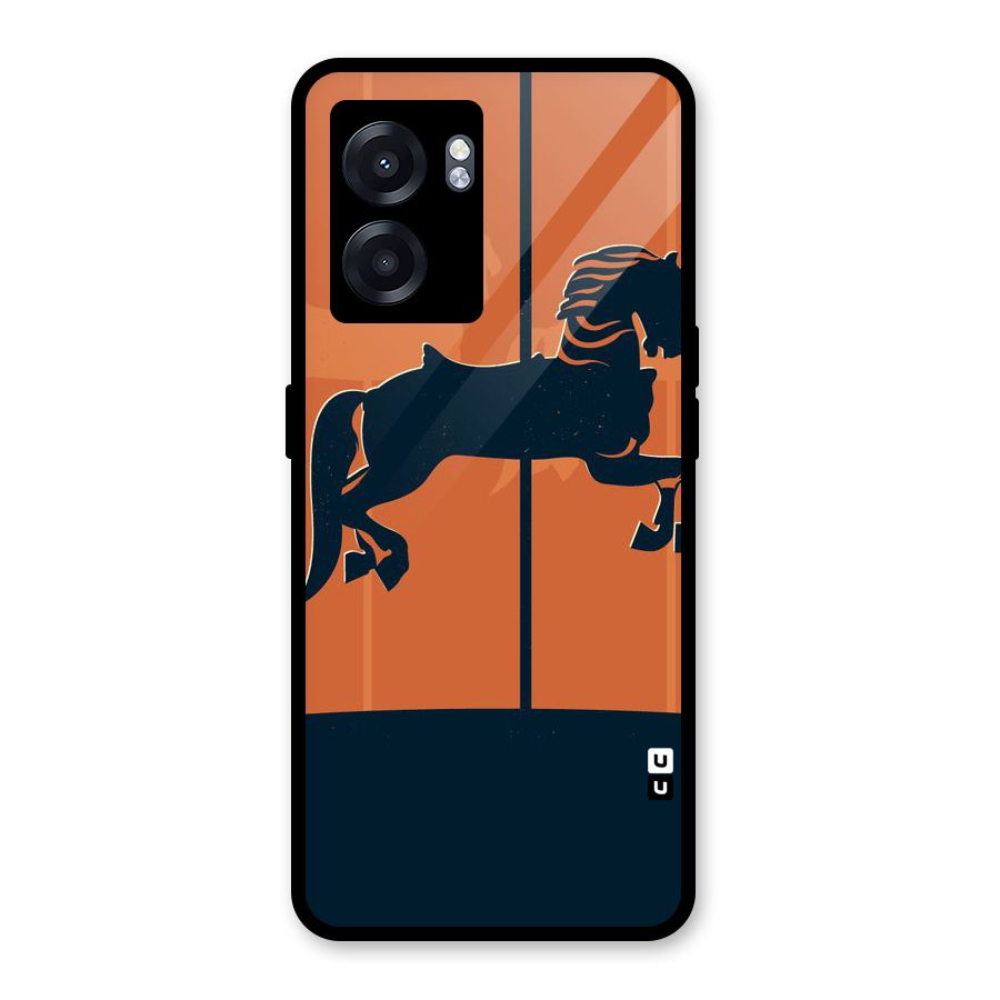 Horse Glass Back Case for Realme Narzo 50 5G
