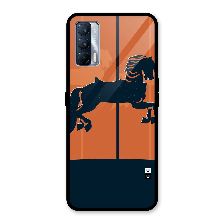Horse Glass Back Case for Realme X7