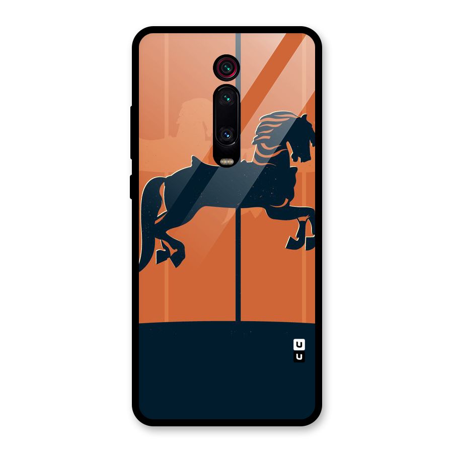 Horse Glass Back Case for Redmi K20