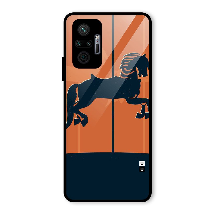 Horse Glass Back Case for Redmi Note 10 Pro Max