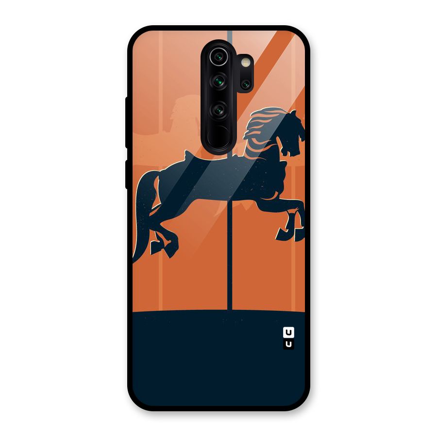 Horse Glass Back Case for Redmi Note 8 Pro