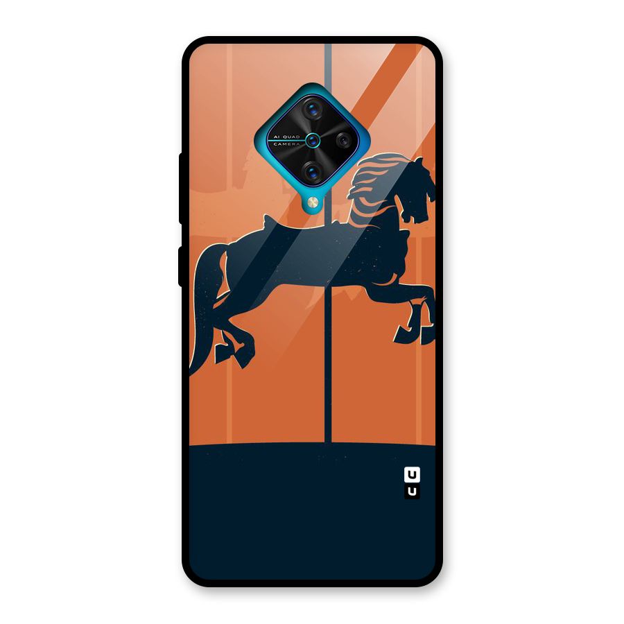 Horse Glass Back Case for Vivo S1 Pro