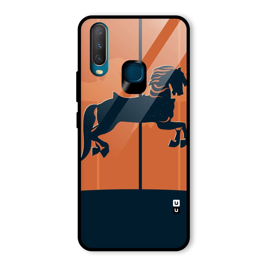 Horse Glass Back Case for Vivo U10