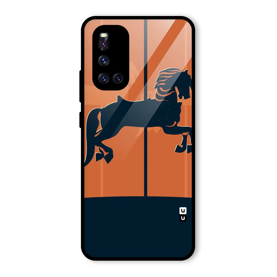 Horse Glass Back Case for Vivo V19