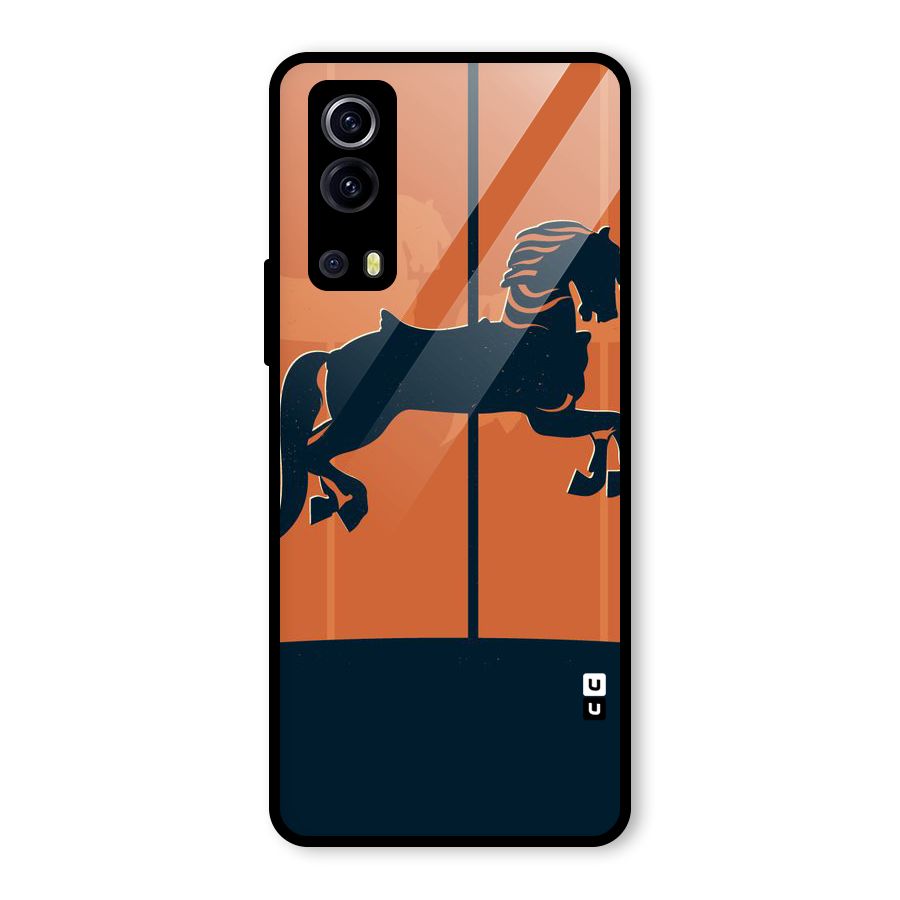 Horse Glass Back Case for Vivo iQOO Z3
