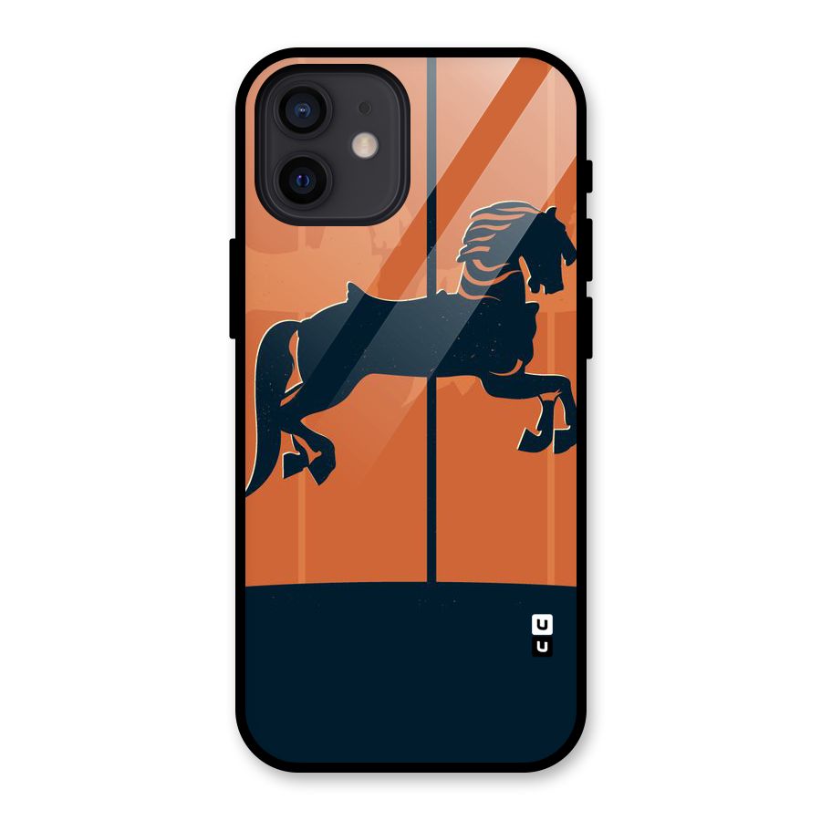 Horse Glass Back Case for iPhone 12