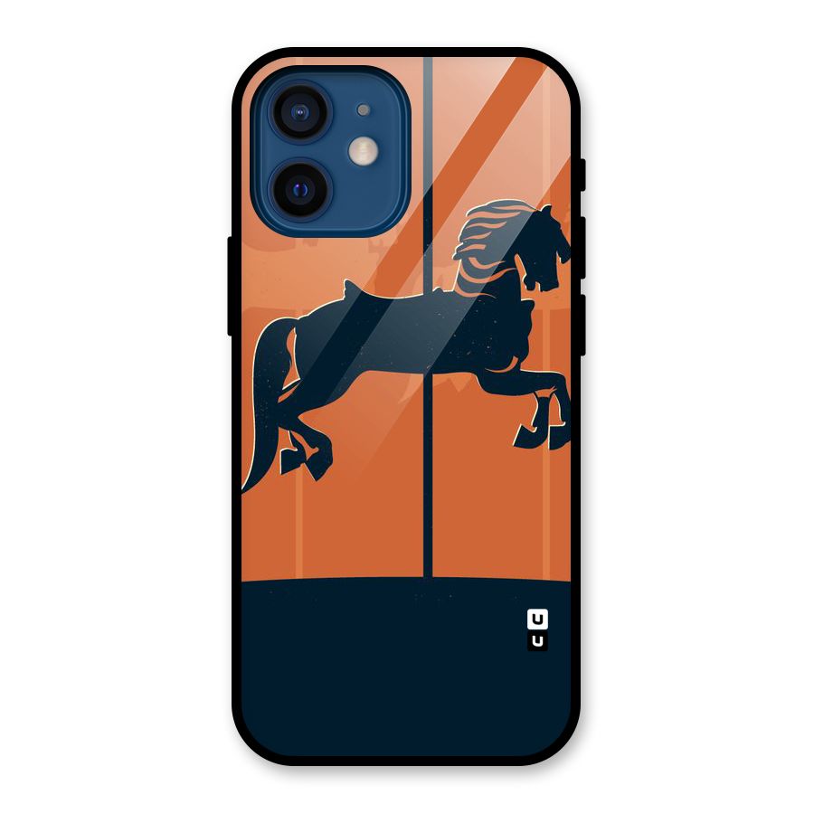 Horse Glass Back Case for iPhone 12 Mini