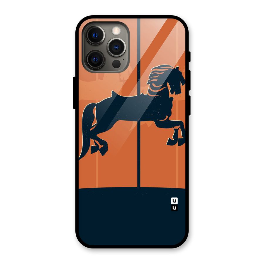 Horse Glass Back Case for iPhone 12 Pro Max