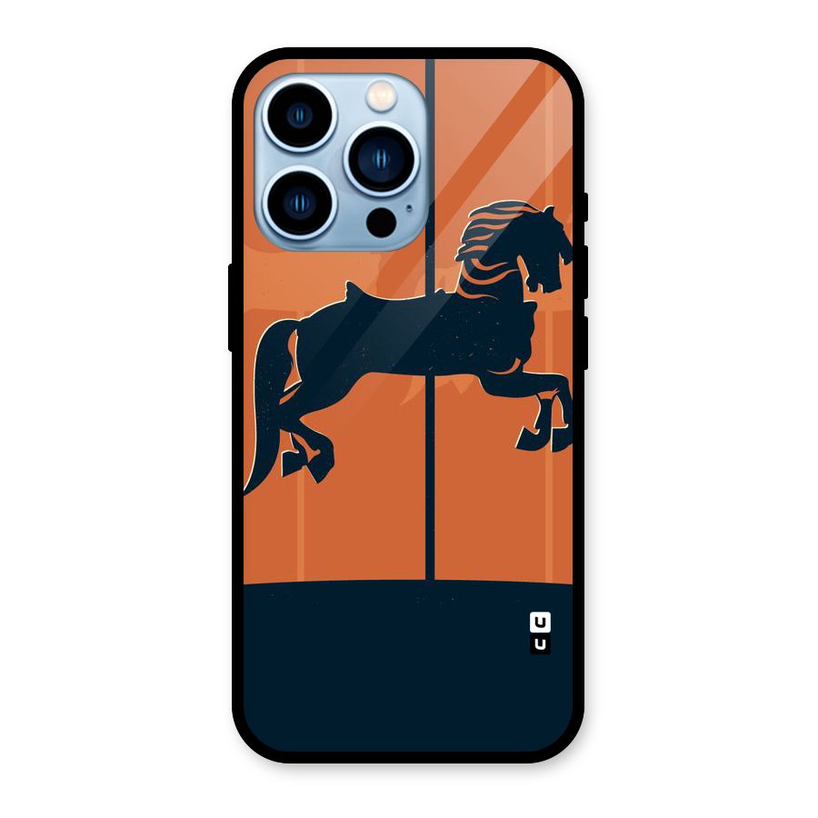 Horse Glass Back Case for iPhone 13 Pro