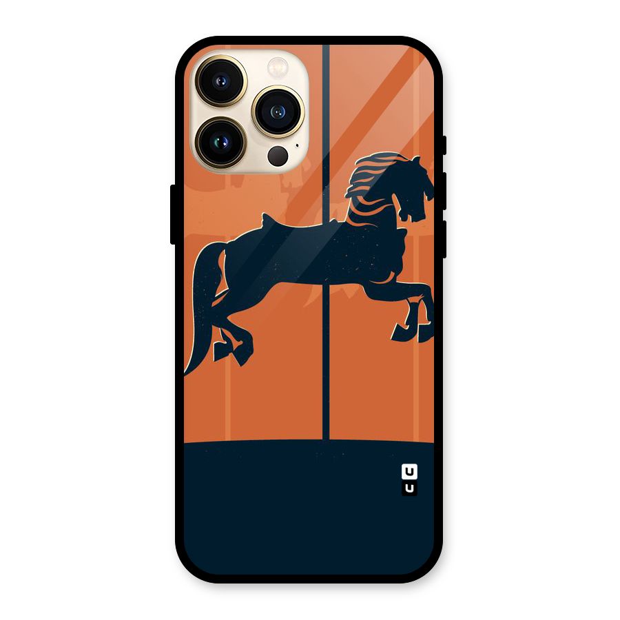 Horse Glass Back Case for iPhone 13 Pro Max