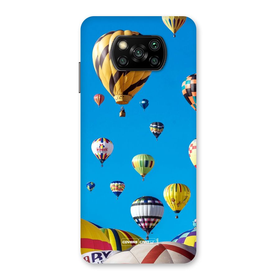 Hot Air Baloons Back Case for Poco X3