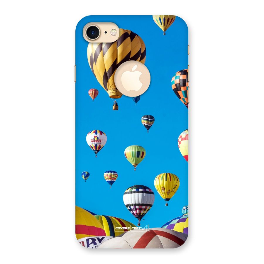 Hot Air Baloons Back Case for iPhone 7 Logo Cut