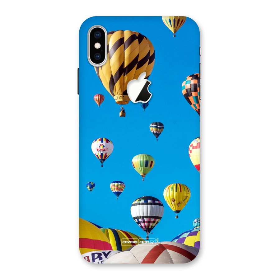Hot Air Baloons Back Case for iPhone XS Max Apple Cut