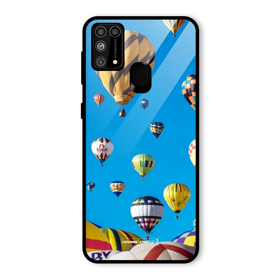 Hot Air Baloons Glass Back Case for Galaxy M31