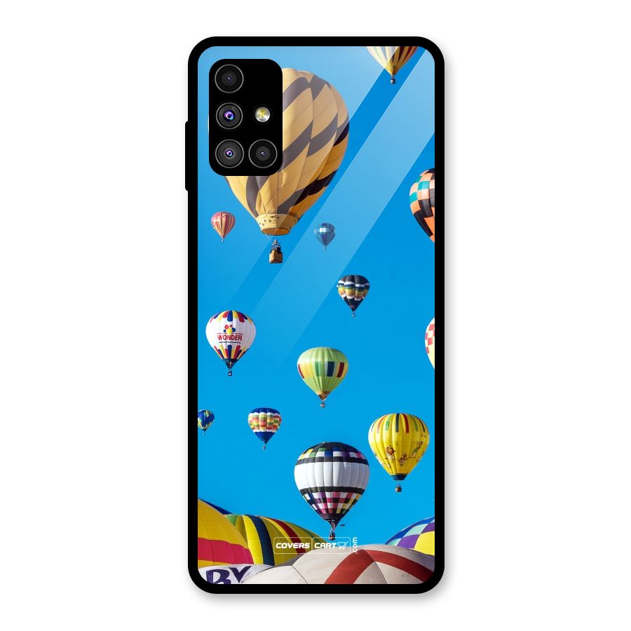 Hot Air Baloons Glass Back Case for Galaxy M51