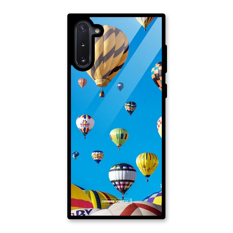Hot Air Baloons Glass Back Case for Galaxy Note 10