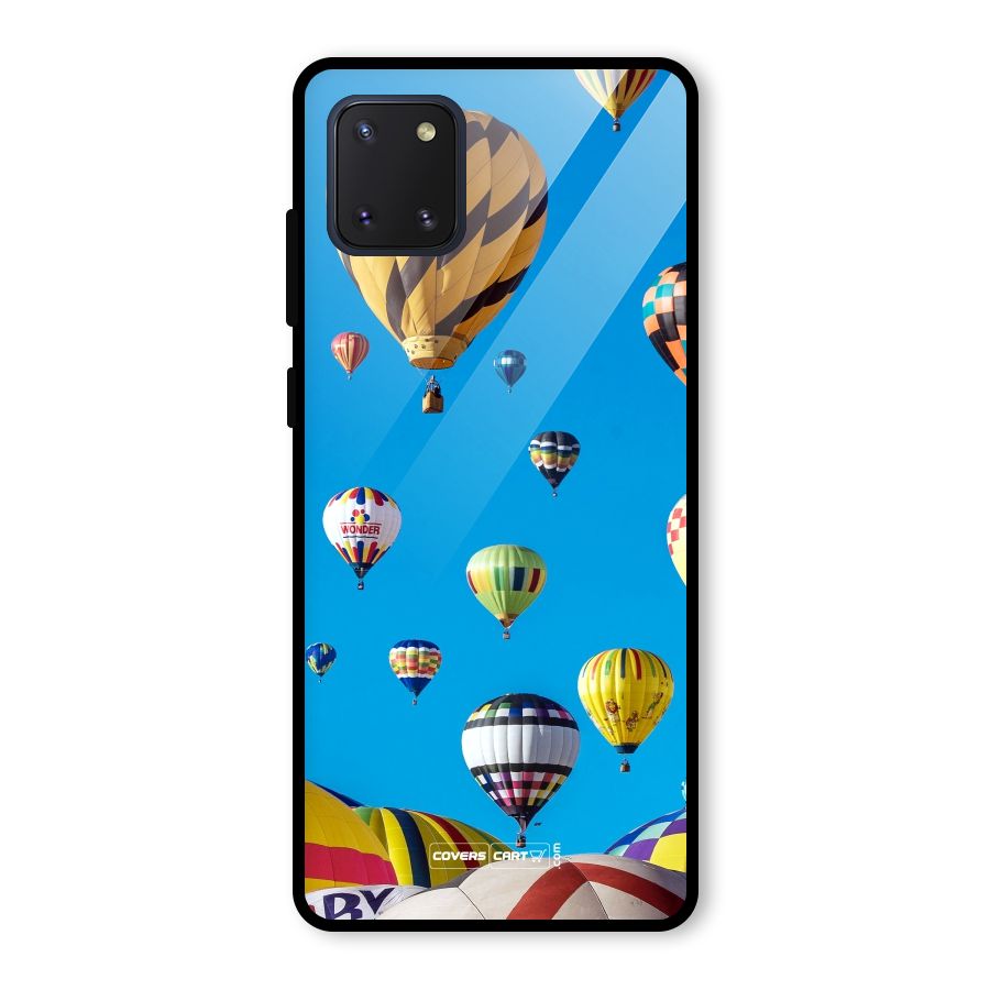 Hot Air Baloons Glass Back Case for Galaxy Note 10 Lite