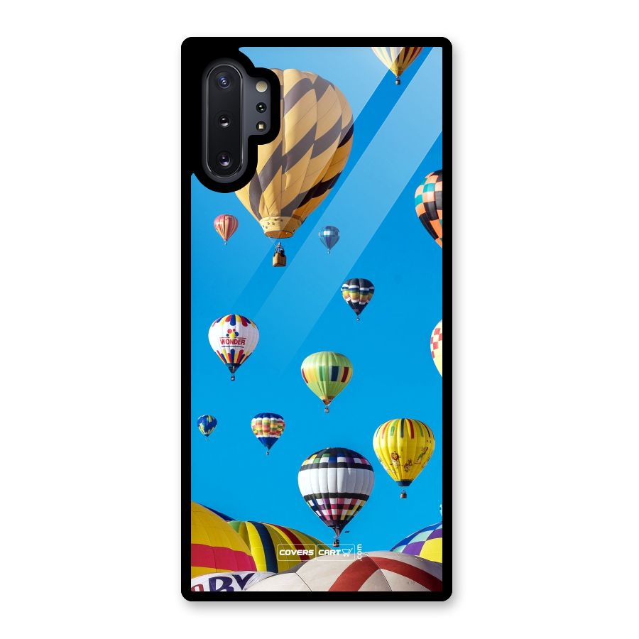 Hot Air Baloons Glass Back Case for Galaxy Note 10 Plus