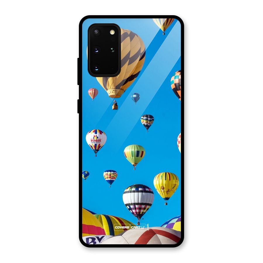 Hot Air Baloons Glass Back Case for Galaxy S20 Plus