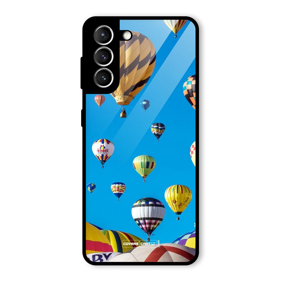 Hot Air Baloons Glass Back Case for Galaxy S21 5G