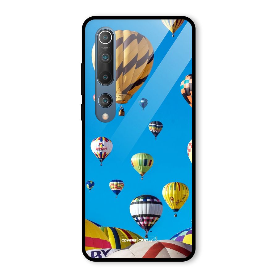 Hot Air Baloons Glass Back Case for Mi 10