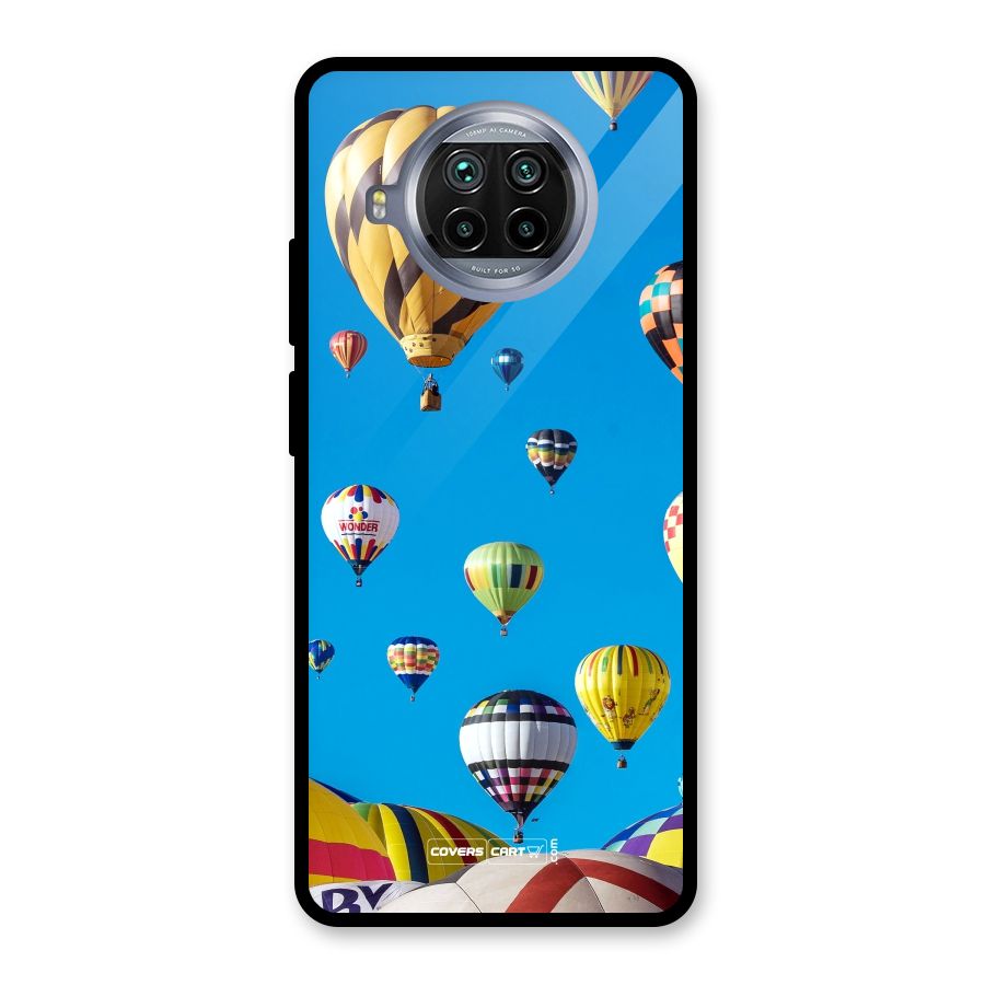 Hot Air Baloons Glass Back Case for Mi 10i