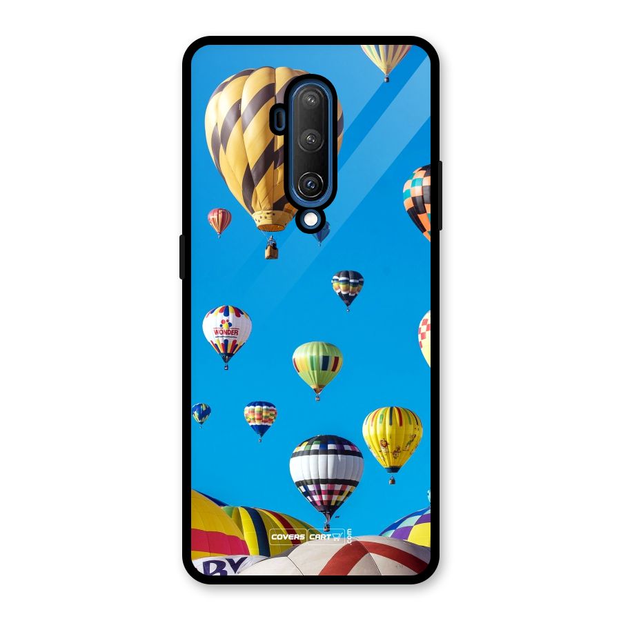 Hot Air Baloons Glass Back Case for OnePlus 7T Pro
