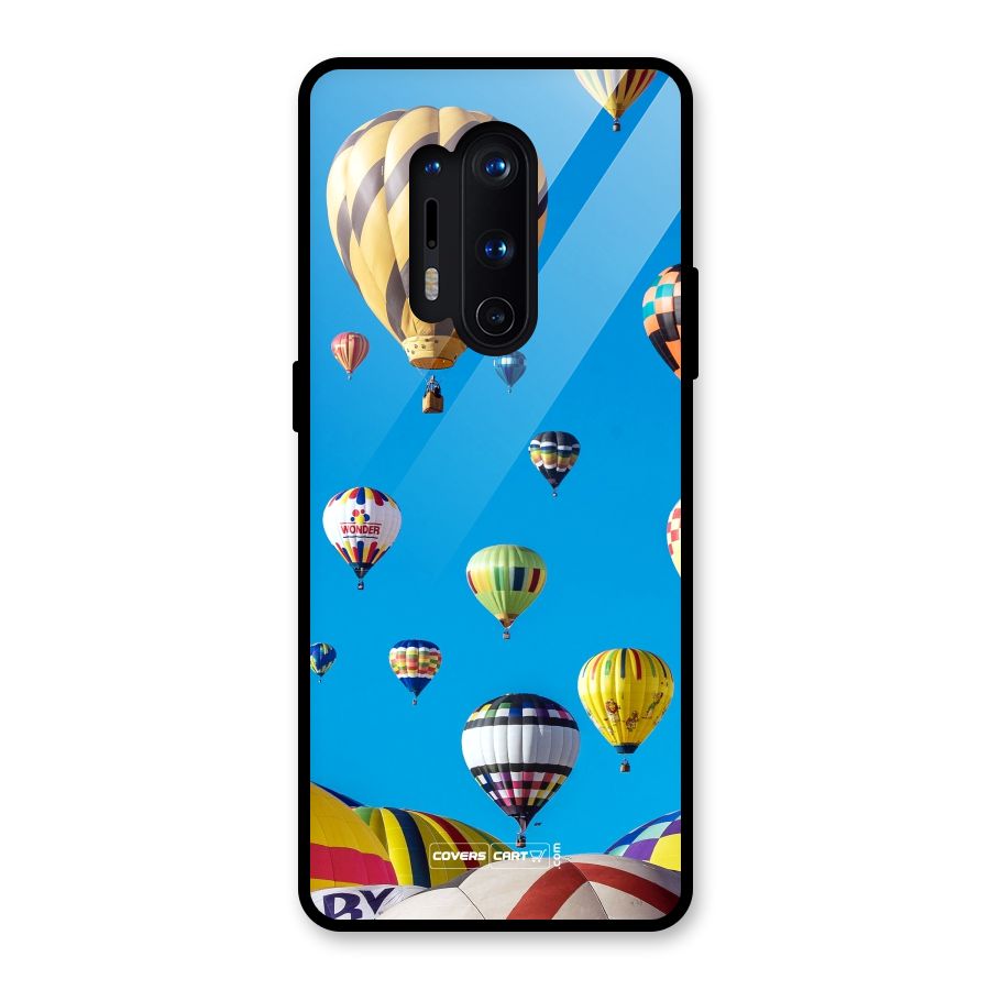 Hot Air Baloons Glass Back Case for OnePlus 8 Pro