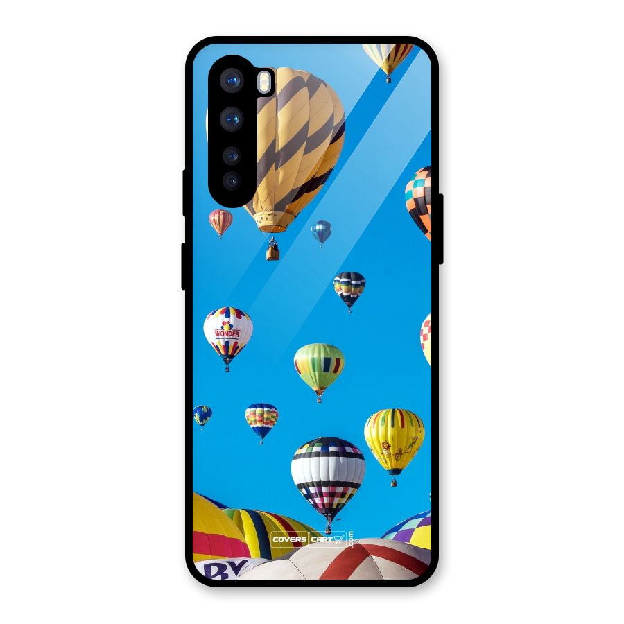 Hot Air Baloons Glass Back Case for OnePlus Nord