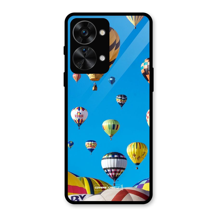 Hot Air Baloons Glass Back Case for OnePlus Nord 2T
