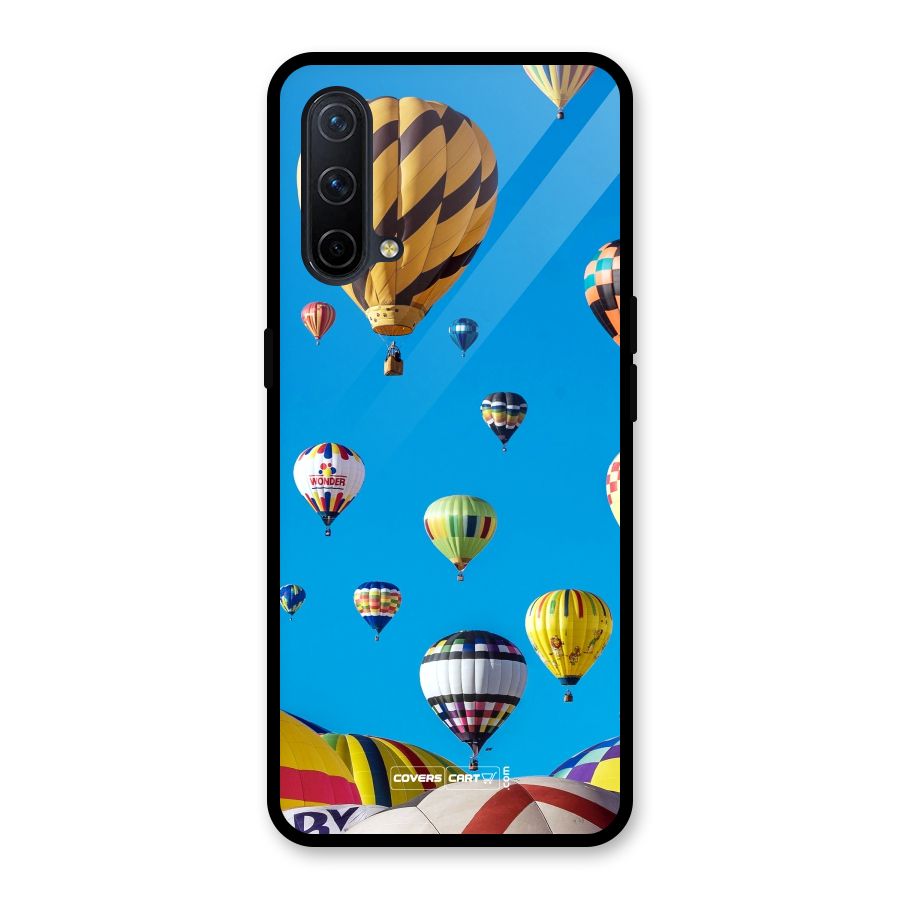 Hot Air Baloons Glass Back Case for OnePlus Nord CE 5G