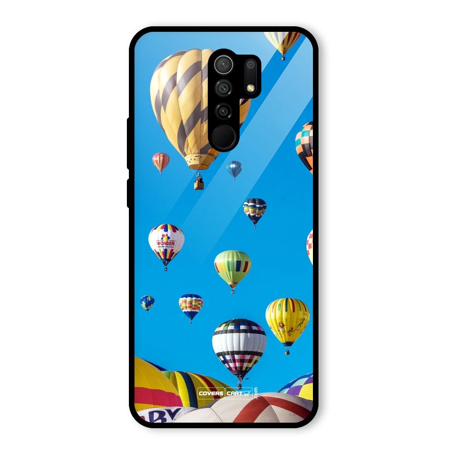 Hot Air Baloons Glass Back Case for Poco M2