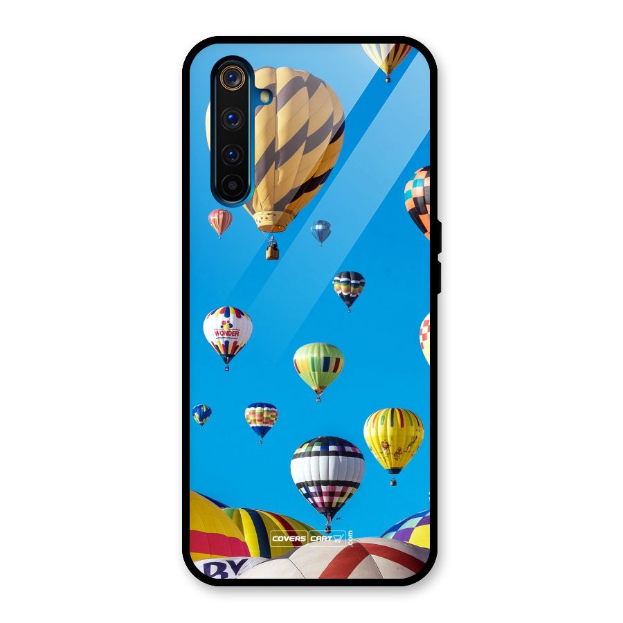 Hot Air Baloons Glass Back Case for Realme 6 Pro